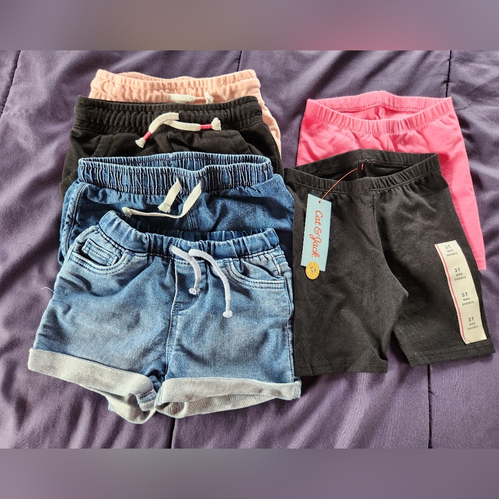 3t shorts bundle Cat and Jack